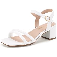 PANDANINJIA Girls Heels Sandals Little Big Kids Summer Dress Shoes