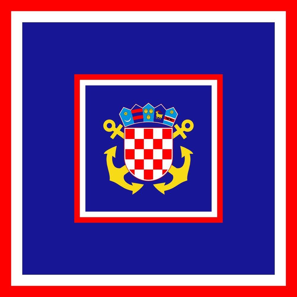 Drapeau XL Admiral of the fleet pour décoration extérieure et mât OS RH