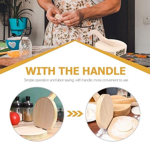 Miniatura 4 de LIFKOME Suministros de herramientas de bola de masa hervida manual Fabricante de albóndigas cortador de sellos de pastelería Dispositivo de