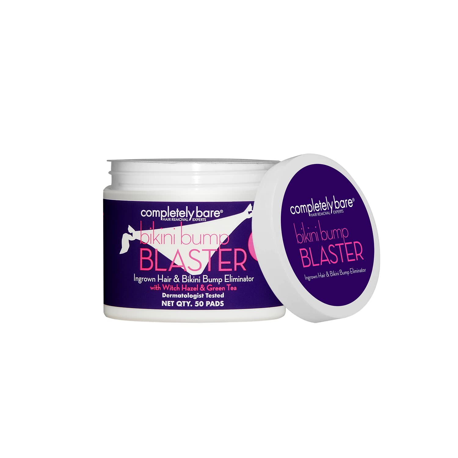 completely bare bikini bump BLASTER Ingrown Hair & Bikini Bump Eliminator - Exfoliating AHAs & BHAs