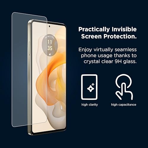 Miniatura 71 de Motorola Protector de pantalla para Moto G Power (versión 2021), resistente vidrio templado 9H, antihuellas dactilares, antiarañazos, antimanchas