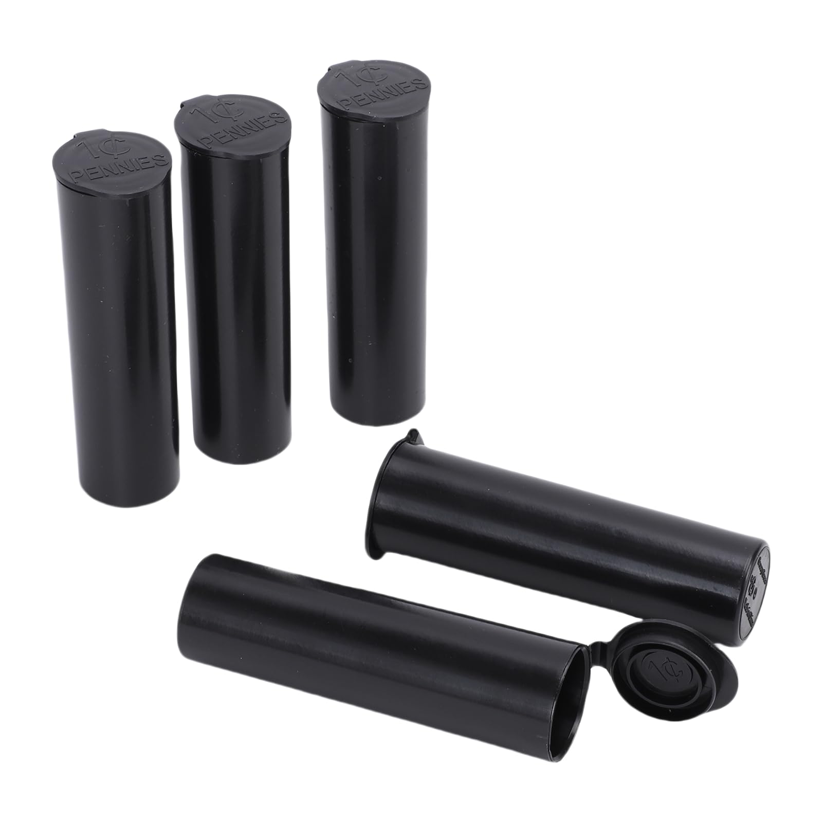 Wakects Tubi Portamonete, Set di Tubi Portamonete in ABS, 25 Pezzi Contengono 50 Monete Ciascuno con Etichette Adesive, Forniture per la Raccolta di Monete per l'organizzazione del Conteggio e (#1)