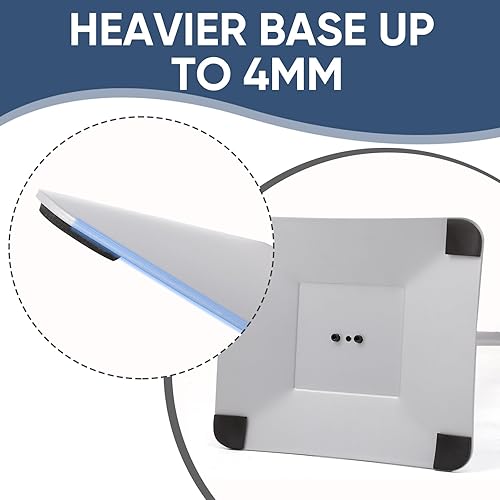 Miniatura 3 de Soporte de pedestal ajustable resistente para el suelo, soporte de cartel de aluminio a presión, marco abierto de aluminio, piso de pie para 11 x 17