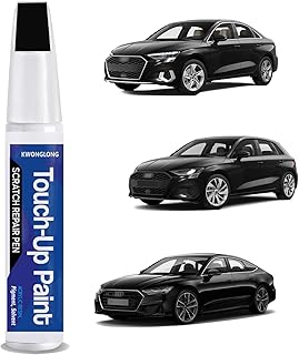 Brilliant Black LY9B Touch Up Paint For Audi 2015-2024 A3/A4/A5, 2018-2024 Q5/Q7, 2-in-1 Chips and Nicks Scratch Repair Pen