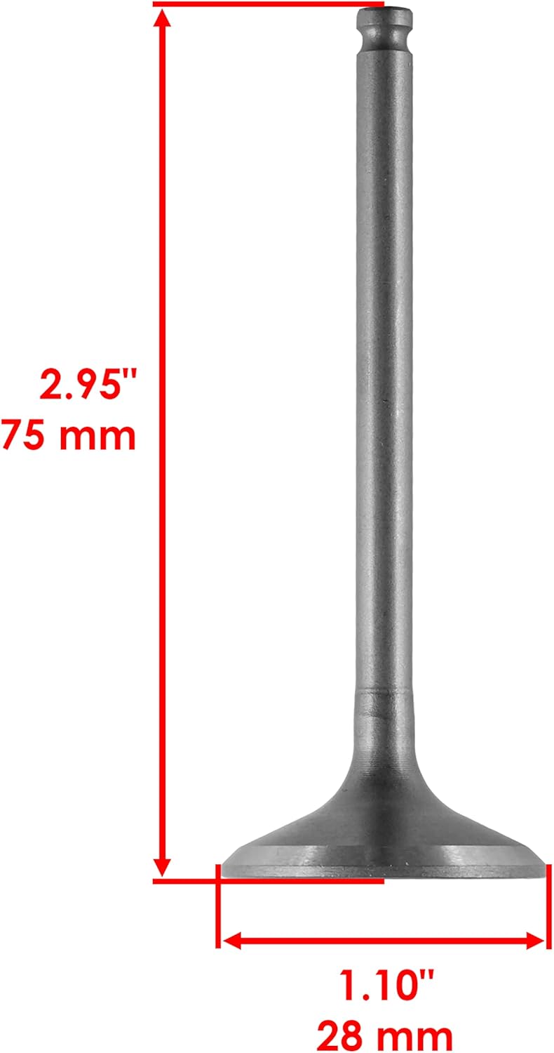 Caltric Cylinder Intake Exhaust Valve Kit Compatible with Yamaha Yfz450R Yfz450X 2009-2013