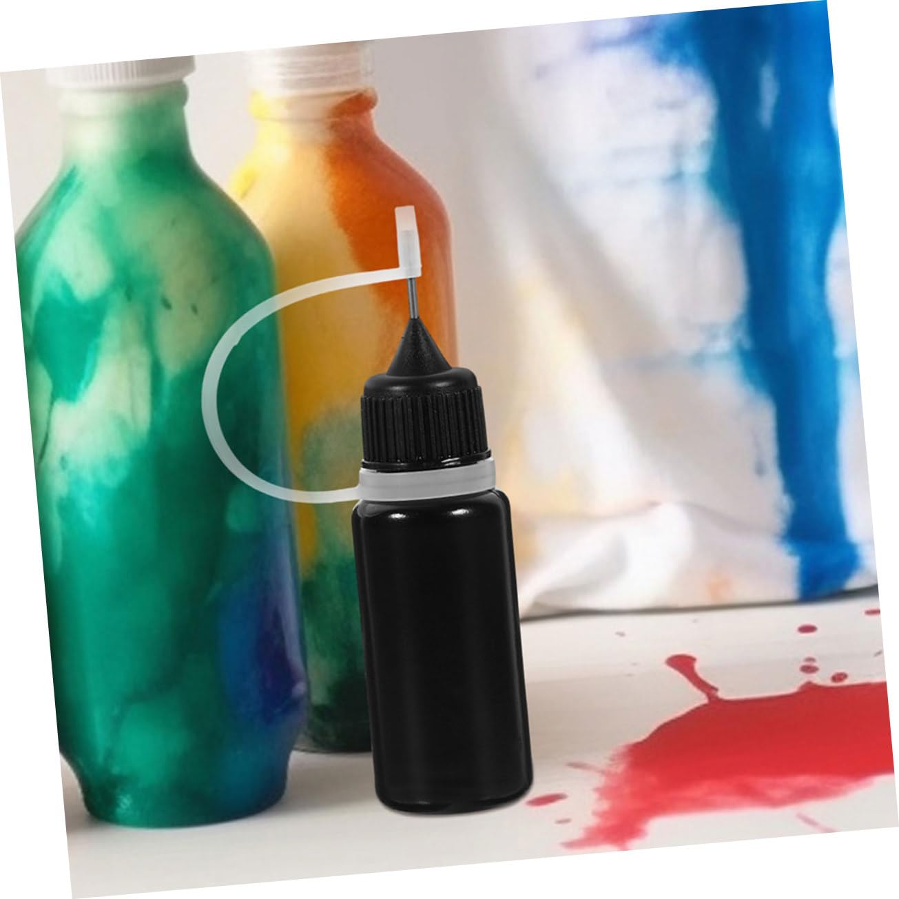 ULTECHNOVO 150 Stk Flasche mit squeeze flasche quetschflaschen Kleber-Dispenser sqeezeflasche saufmaschine Container Flaschen mit feiner Spitze Flaschen für Farbe Plastik