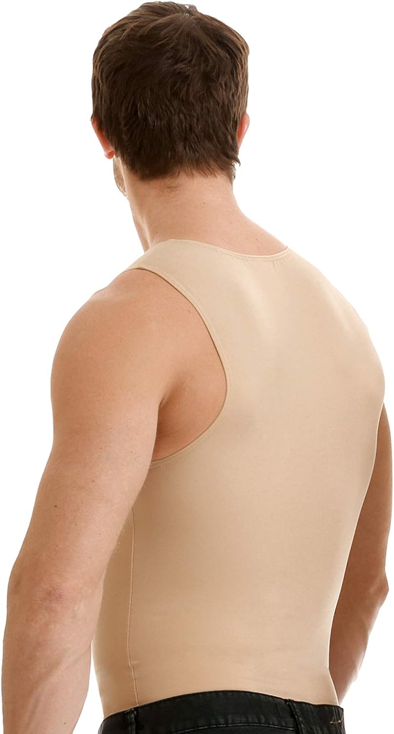 Insta Slim -Made in USA- Compression Tank-Top Shapewear for Men. Tummy Control Slimming Body-Shaper for Belly & Back Support - Image 4