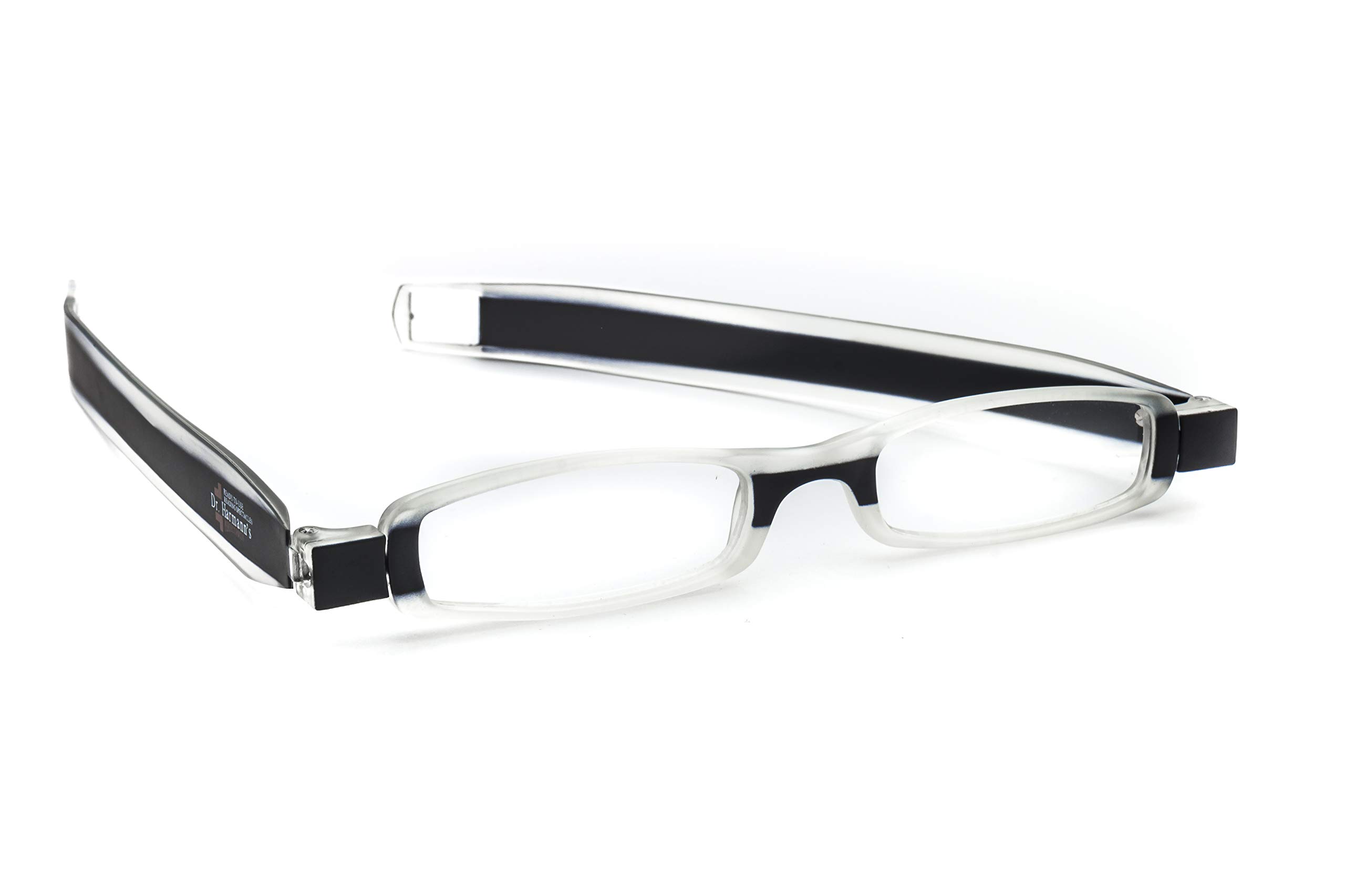 DR. HARMANN'S READING GLASSESDR.HARMANN'S READING GLASSES® PEN TYPE FOLDABLE READERS IN FULL RIM (Model: Library 1)