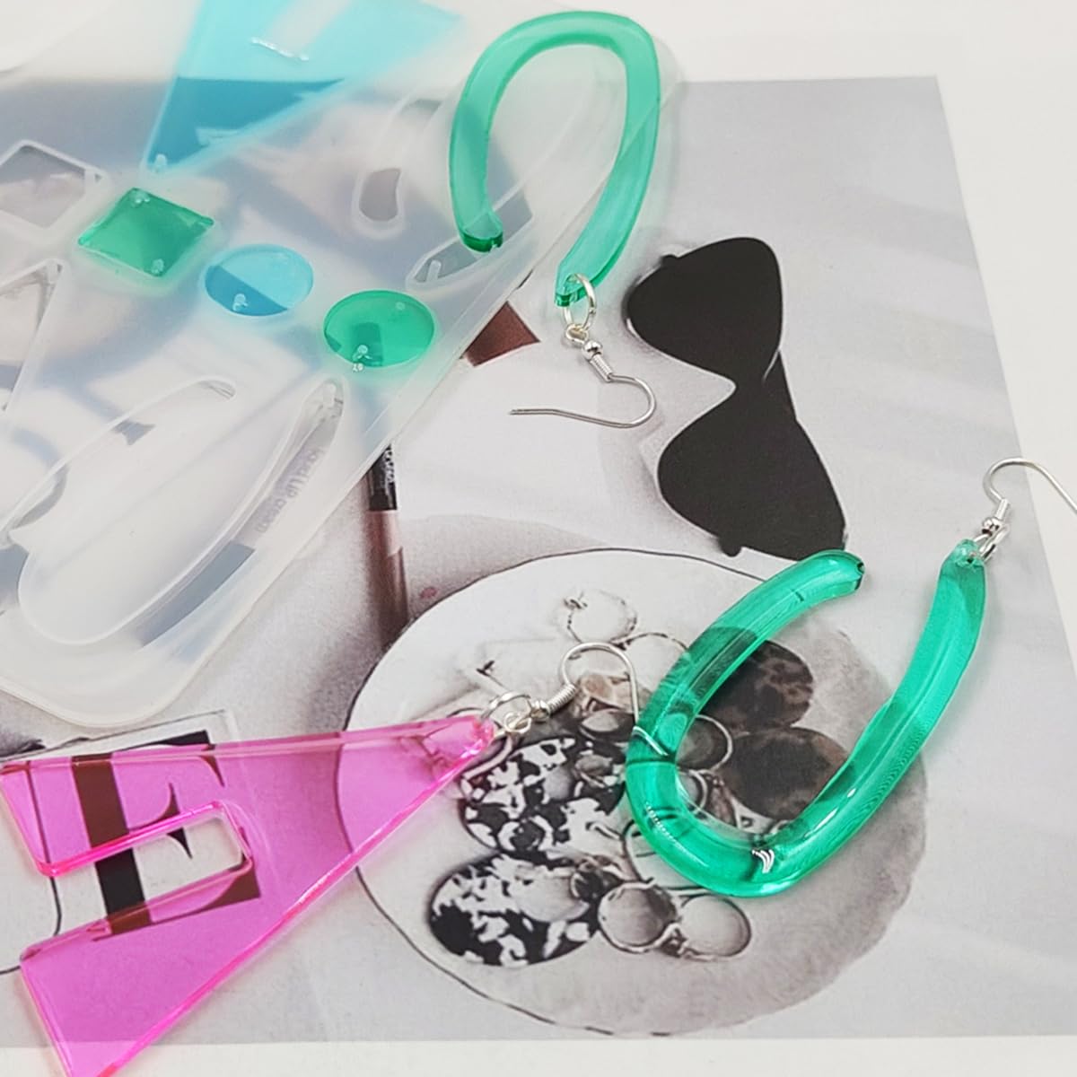 Siliconen Mal Epoxy Oorbellen Maken - Resin Art Hobbywinkel