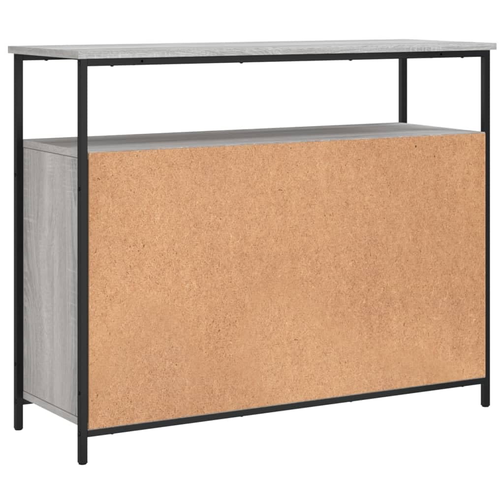vidaXL Buffet, Meuble de Rangement avec Porte, Armoire latérale, Organisateur de Salon Maison Intérieur Sonoma Gris Bois d'Ingénierie