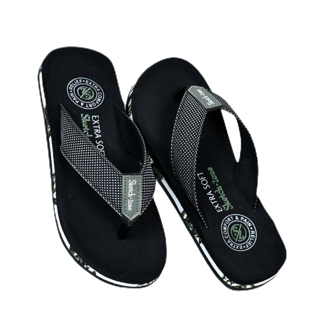 Sketc Zone Lightweight Extra Soft Flip Flop Sleeper Men's-picture-45