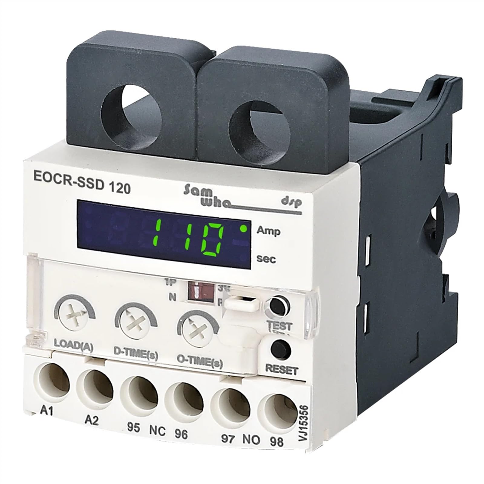 VDOQTLJT EOCR-SSD Digital Electronic Overload Relay Motor Protector Thermal(Un 380VAC,10-120A)