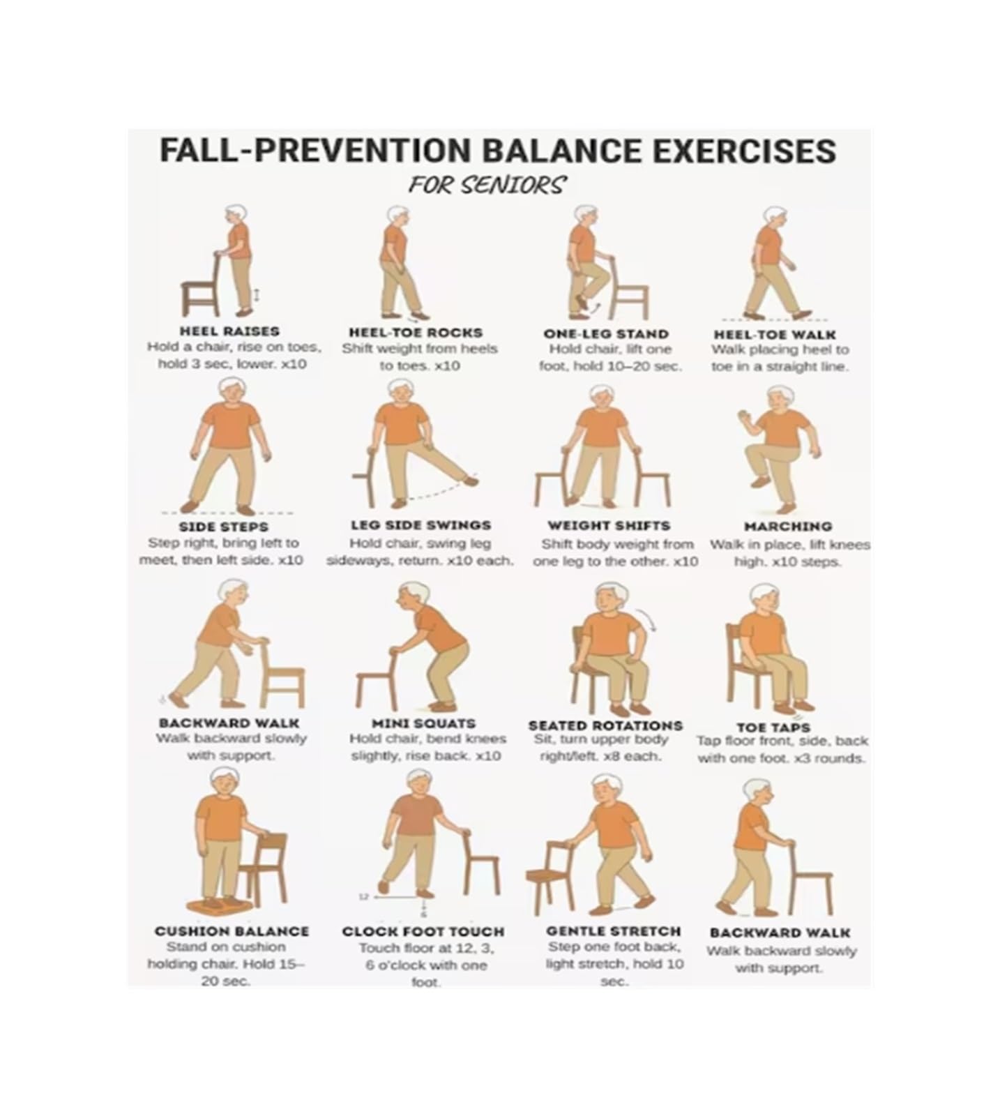 Chart wall art fitness haut de gamme décoration murale encadrée 12x18''