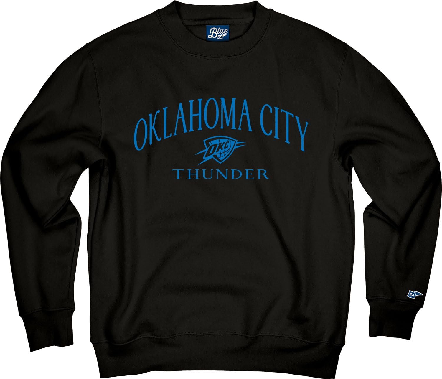 Blue 84 NBA Officially Licensed Crewneck Sweatshirt Embroidery Groundbreaking - Image 2