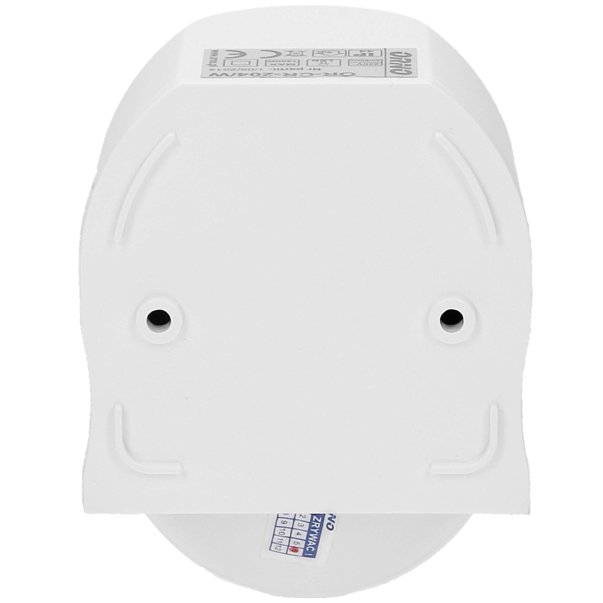 Sensore Movimento Esterno IP65 - Rilevatore Crepuscolare 180°, 12m Portata, 1200W Carico - Foto 4