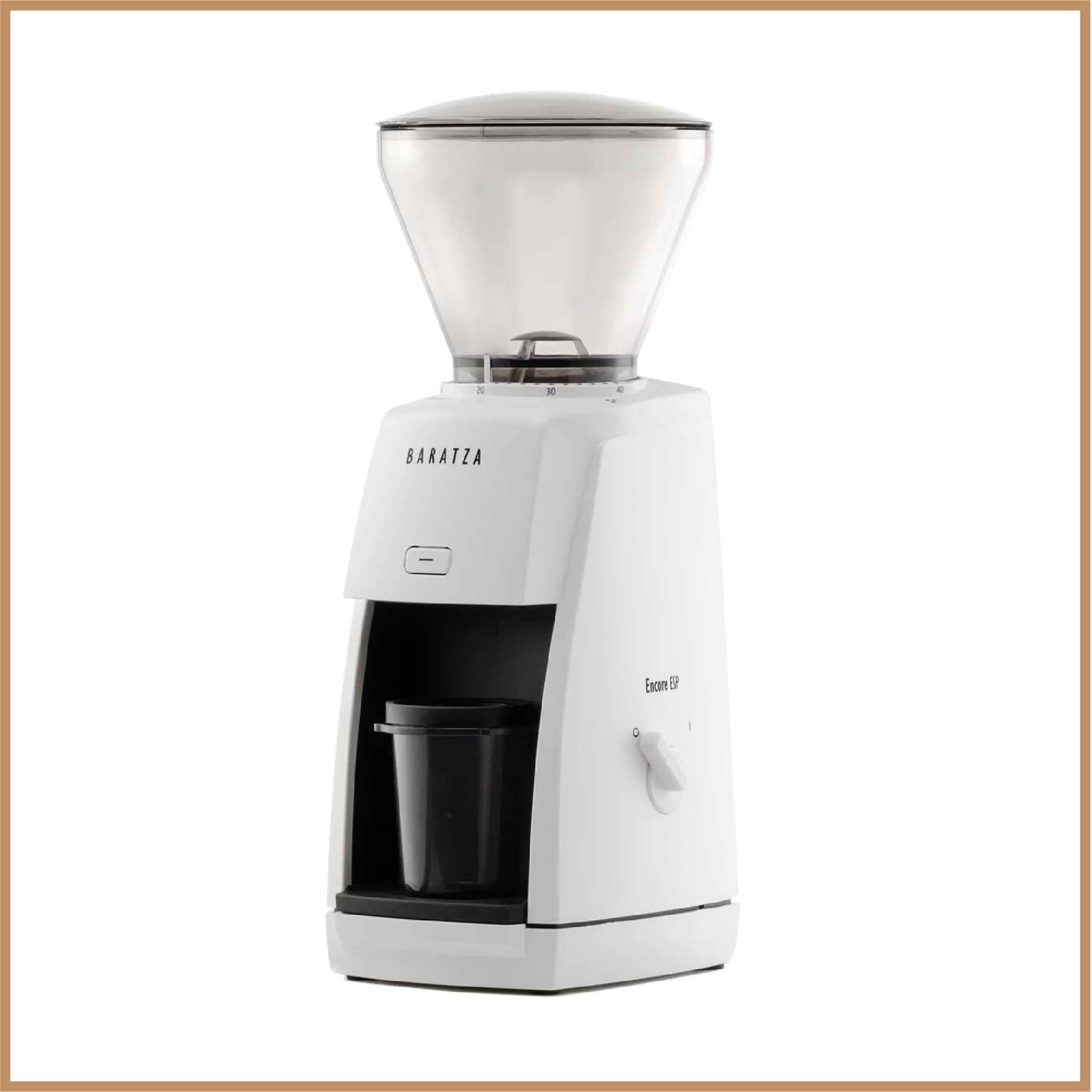 Moulin à café électrique Baratza Encore ESP Blanc cafetière filtre infusion à froid