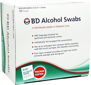 Alcohol Swabs Regular Bd 100 by Becton Dickinson