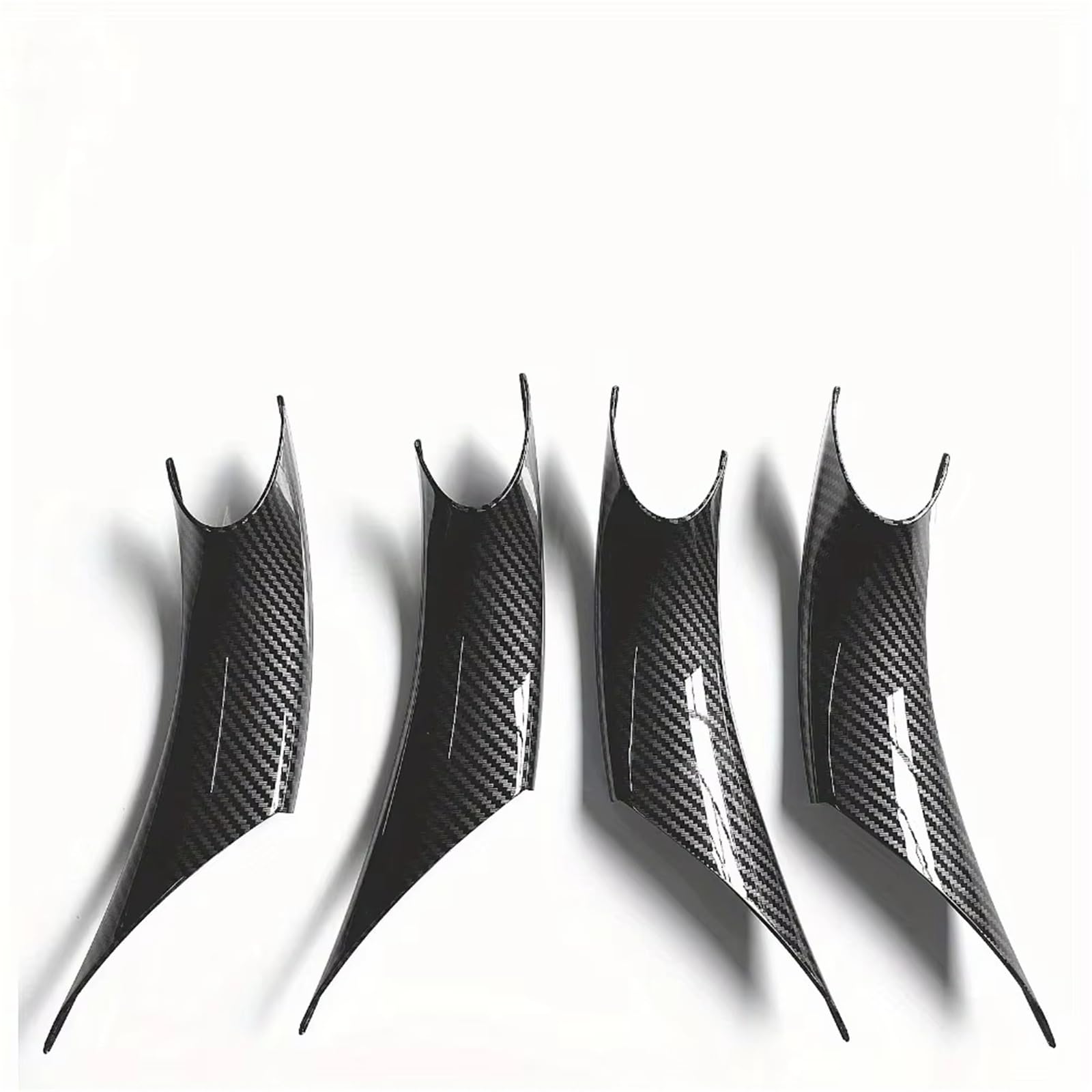 Cxxxef Car Handle Front Rear Left Right Car Inner Door Handle Pull Cover for BMW 3 4 Series for F30 for F31 for F32 for F33 for F34 for F36 for F80 for F82 2012-2019(Carbon Full 4 pcs)