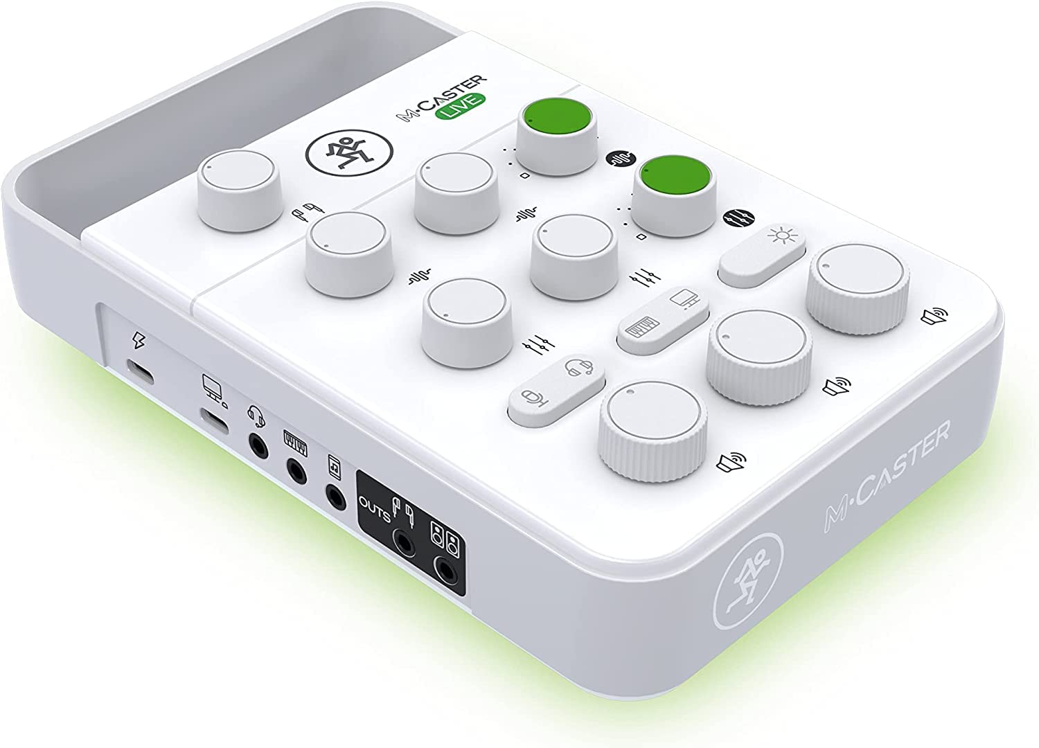 Mackie M-Caster Live White Portable Live Streaming Mixer