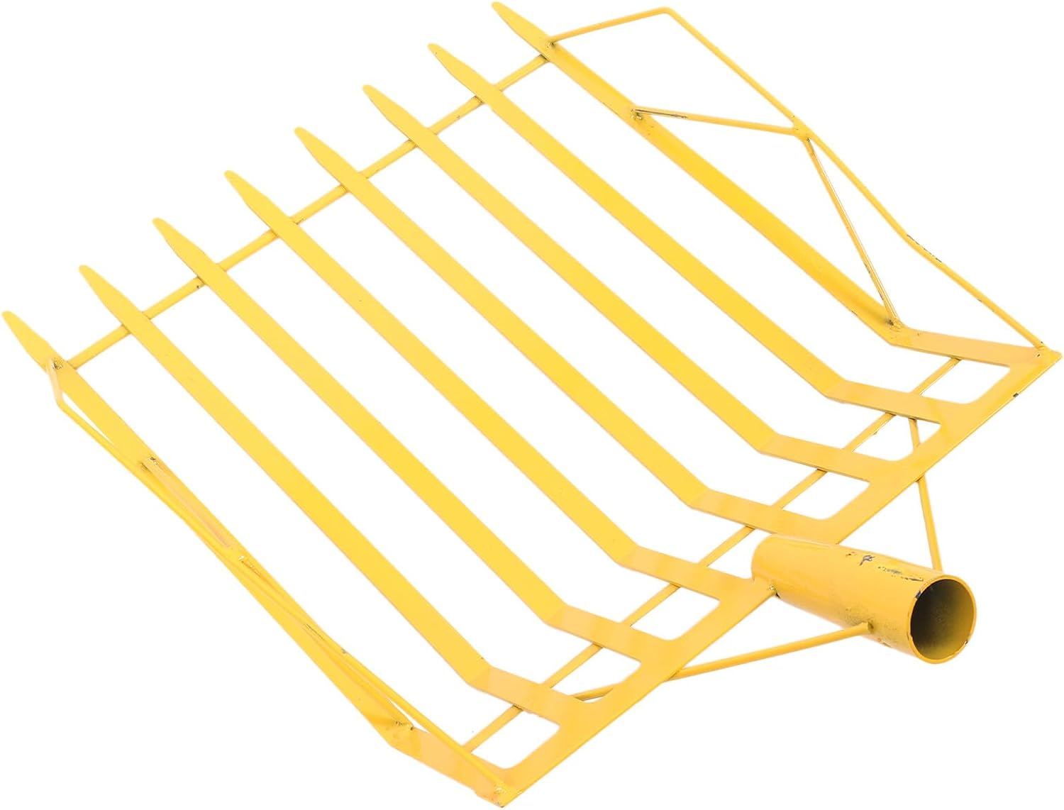 Portable Corn Spade Garden Shovel for Outdoor Farming Thickened Yellow Pointed Blade Handheld Soil Scoop Tool for Collecting and Digging Corn