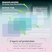 Vista 3 de Protector de pantalla para calculadora gráfica Texas Instruments TI-84 Plus Ce (2 unidades), vidrio templado dureza 9H, sensible al tacto, sin