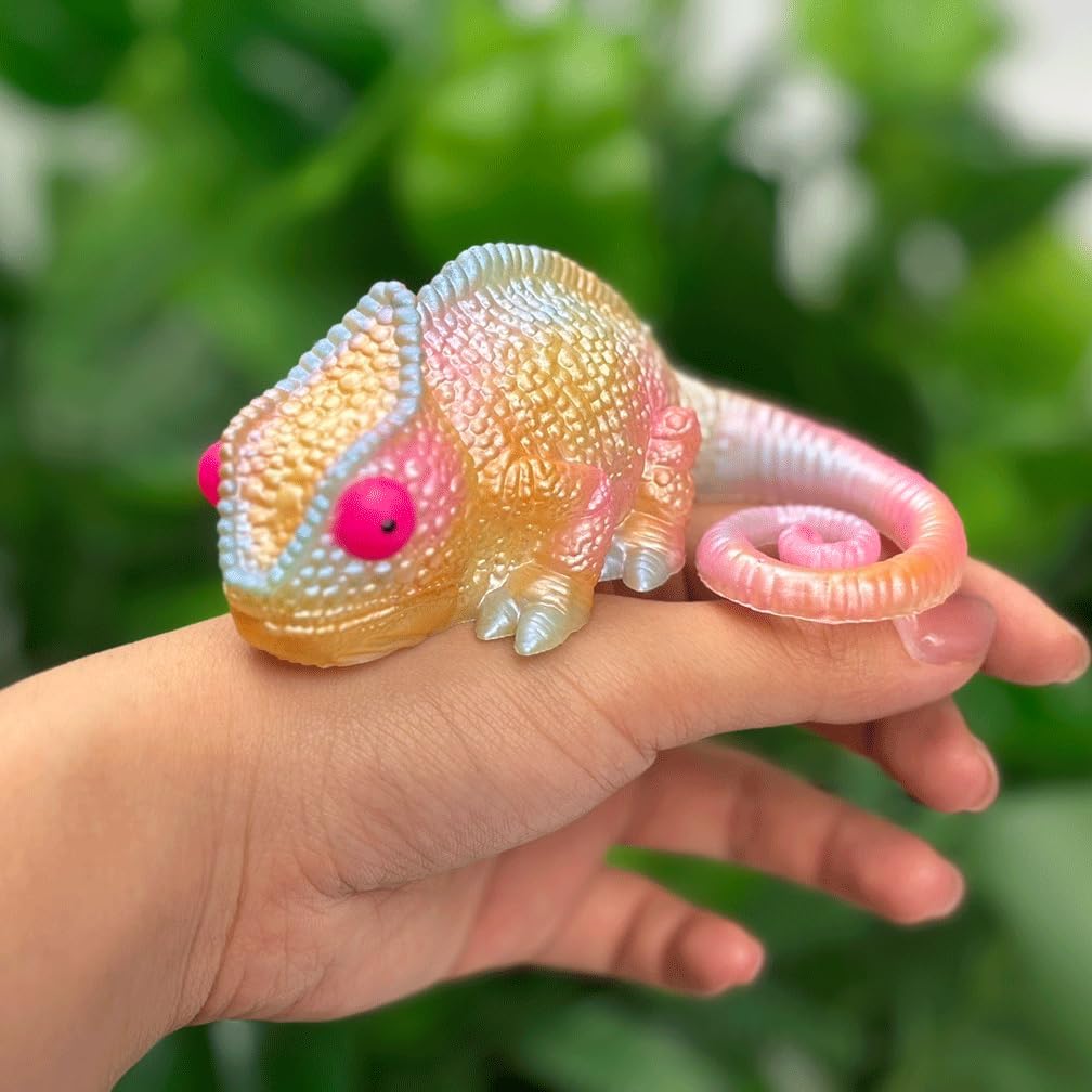 Lizard Resin Silicone Mold Chameleon Animal Epoxy Casting Kit Palm Size