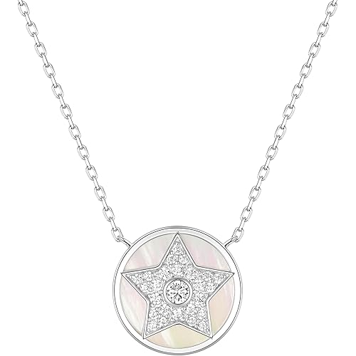 0.4 Carat LAB Grown Diamond Shell Pendent Necklace in 925 Sterling Silver Dainty Necklace Jewelry Gifts Present for Women, VVS1-VS1, D-F Color