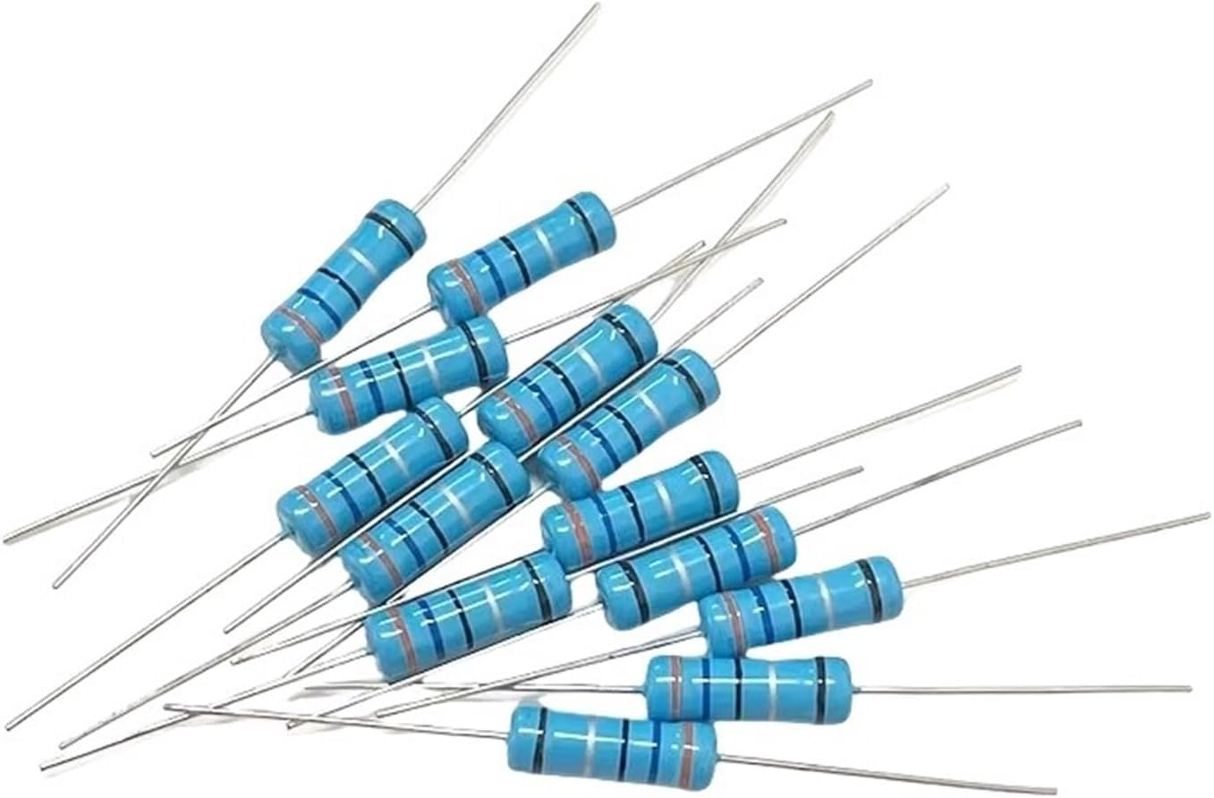 10PCS 3W metal film resistor 1% color ring 1K2K 10K 100 ohms 120 ohms 22K 220 4.7K 470 1M(1R3)
