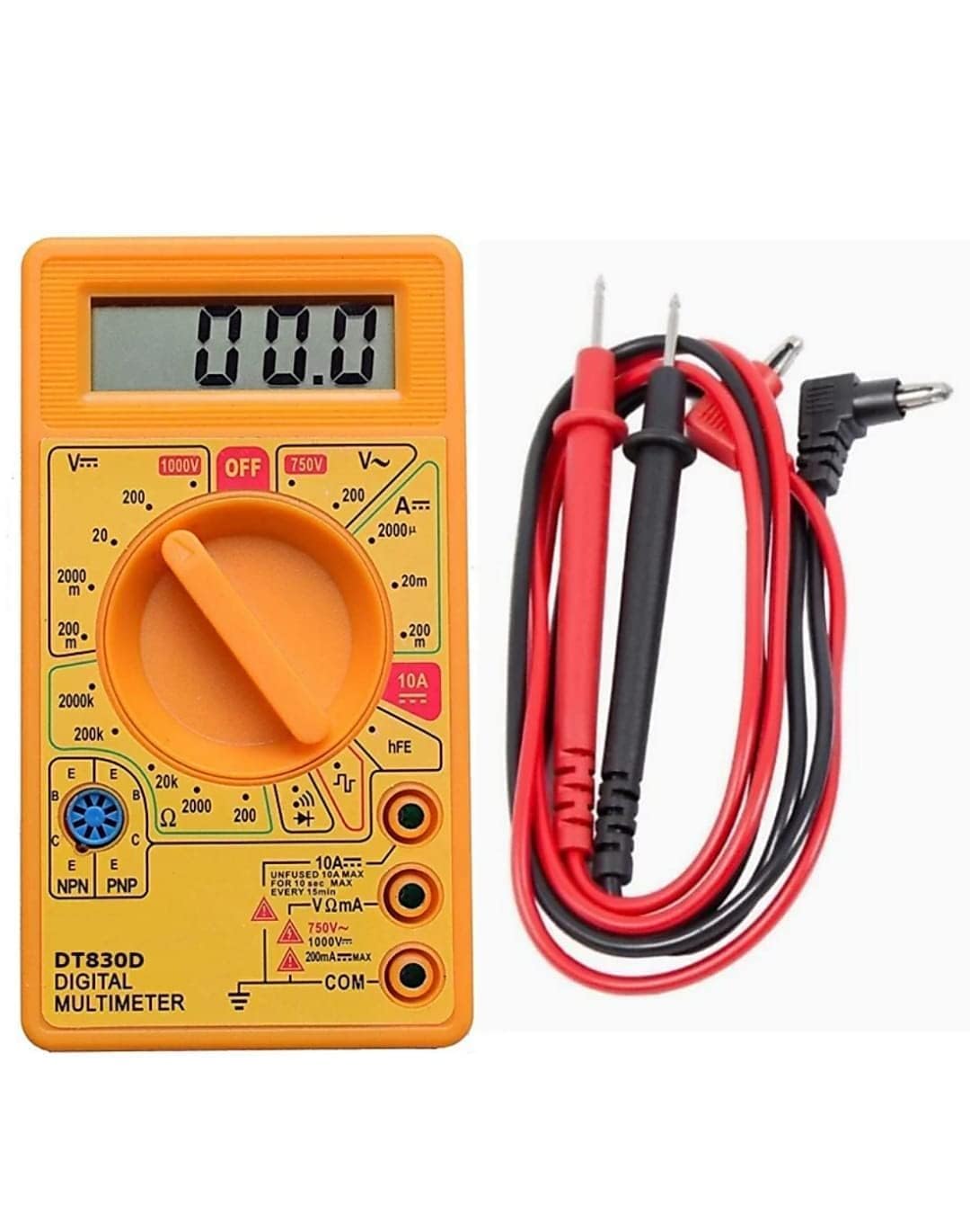 DT830D Digital Multimeter for Measuring Ac and Dc Voltage Dc Current and Resistance With Lcd Display-image-24