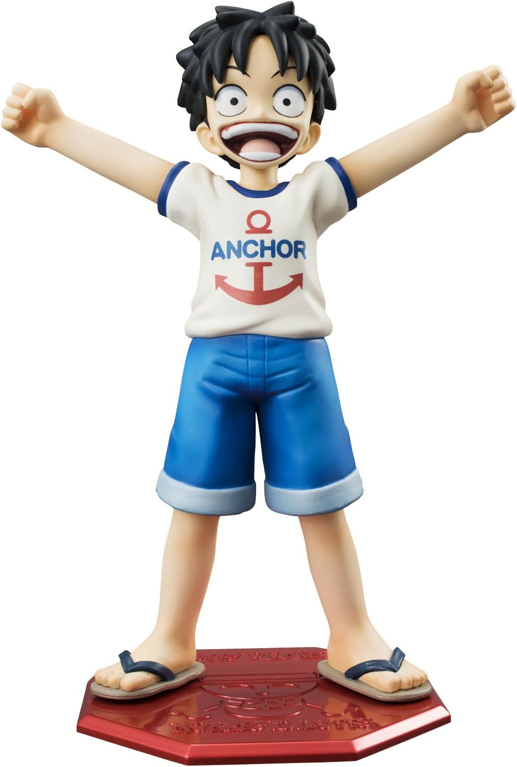 Mega Hause Excellent Model Mild Portrait of Pirates Cb-r1 ONE Piece Monkey · D · Luffy About 120mm Pvc-painted PVC Figure