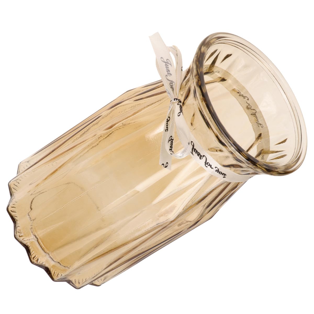 Vase en verre décoratif pour sublimer une pièce sombre avec élégance et simplicité