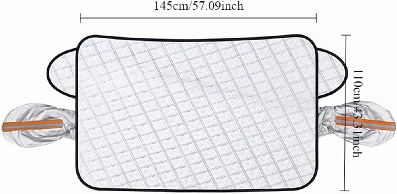 Car Windscreen Cover Sunshades Magnetic Car Windshield Snow Cover Winter Frost Protection Sun Shade Waterproof(S)