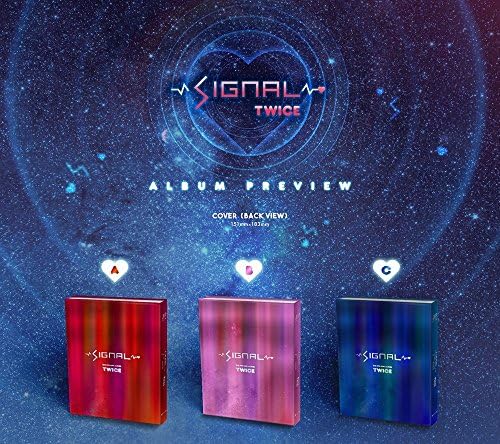 Twice Signal A B C Ver Set 4th Mini Album 3cd 3photobooks 3photocards 3special Photocards 3photos Double Side Extra Photocards Set Buy Online At Best Price In Uae Amazon Ae