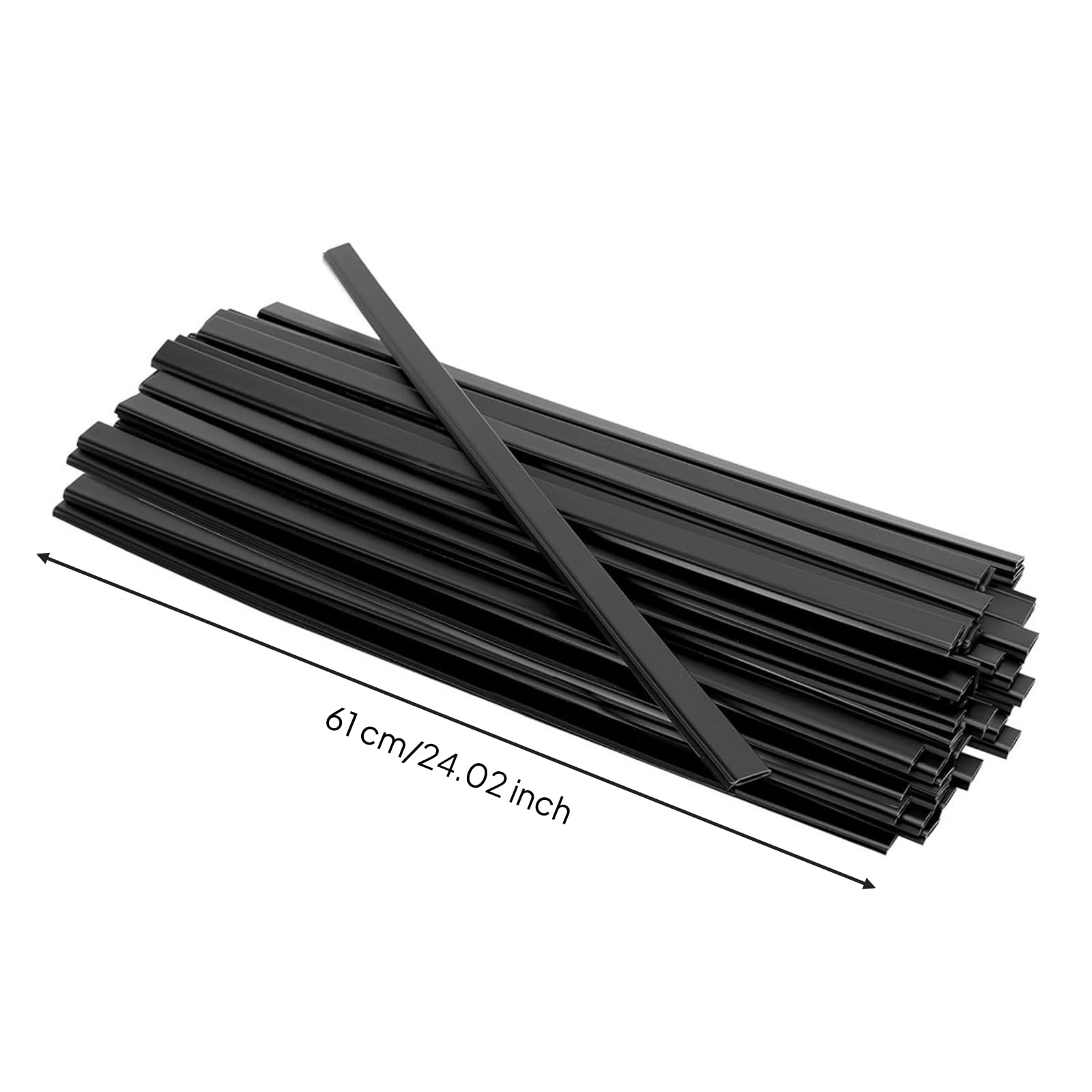 Pool Liner Bordo Liner Piscina Strisce di Bloccaggio Fermo in Polietilene Canale Curvo 61cm per Fissaggio Perimetrale Pulito Finitura Professionale