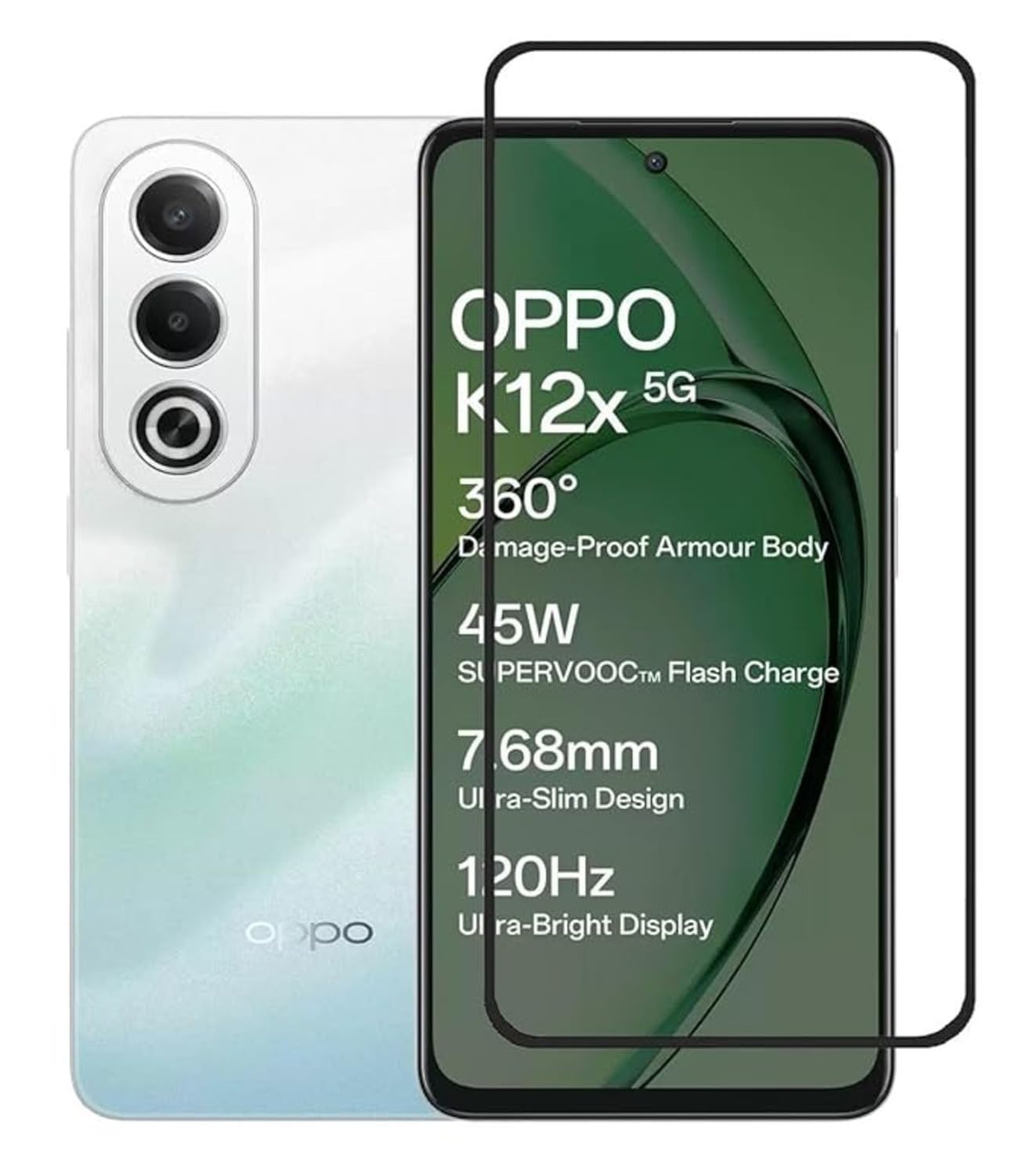 SPCORE Tempered Glass Screen Protector Compatible For Oppo K12X 5G / Oppo A3X Smartphone With Edge To Edge Coverage & Easy Self Installation Kit [Pack Of 1] (B0DC3R4PJJ) Amazon Price History, Amazon Price Tracker