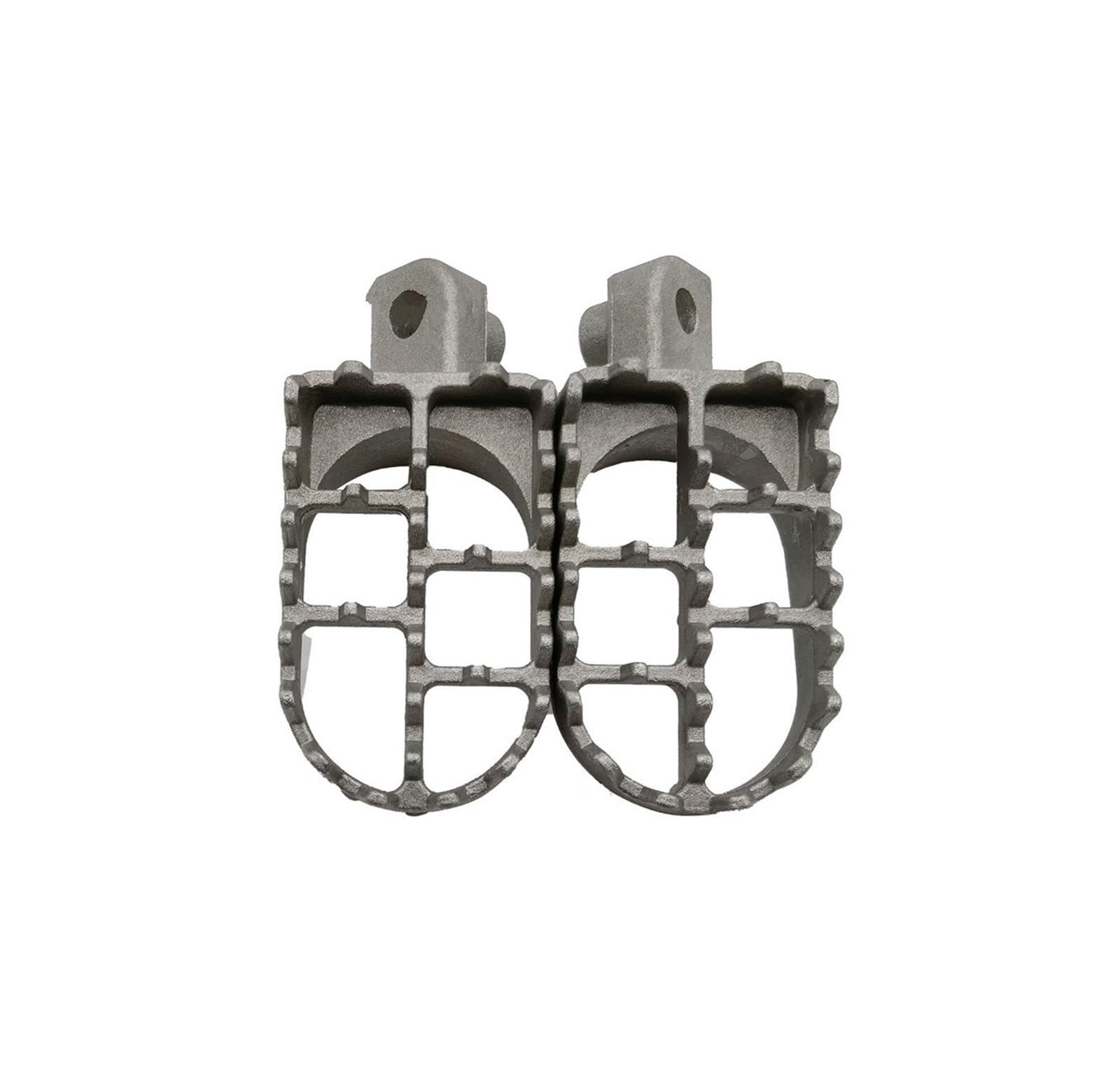 Ymiko Motorrad-Fußrasten 2-tlg - Für PW50 PW80 TW200 Aluminium Schwarz