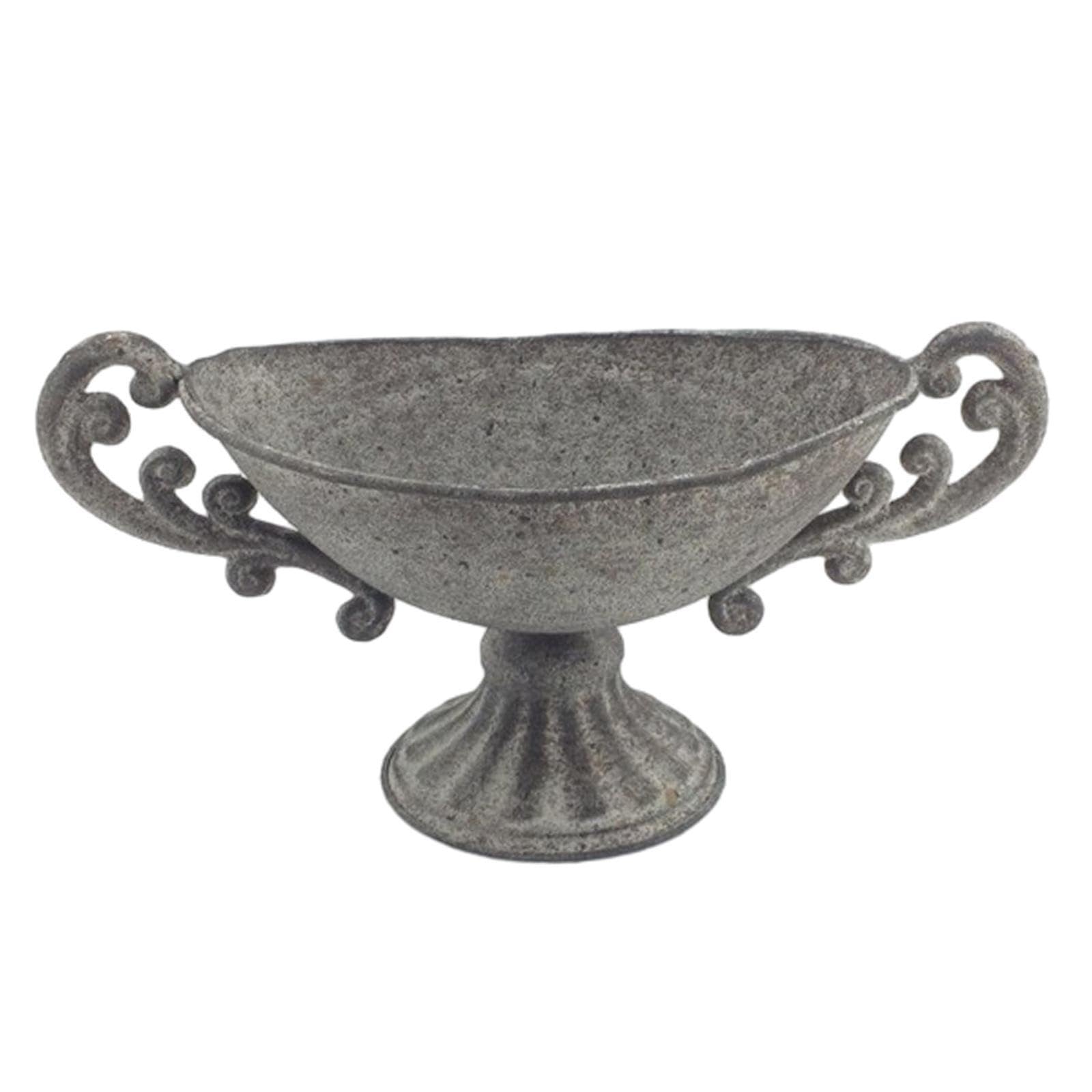 Yixannx Flower Arrangements Urn Vase Indoor Plants Decorative Vase Option For Weddings And Home Decor Urn Planter Features Vintage Old Metal Finish Adds Of, 26.8X13cm