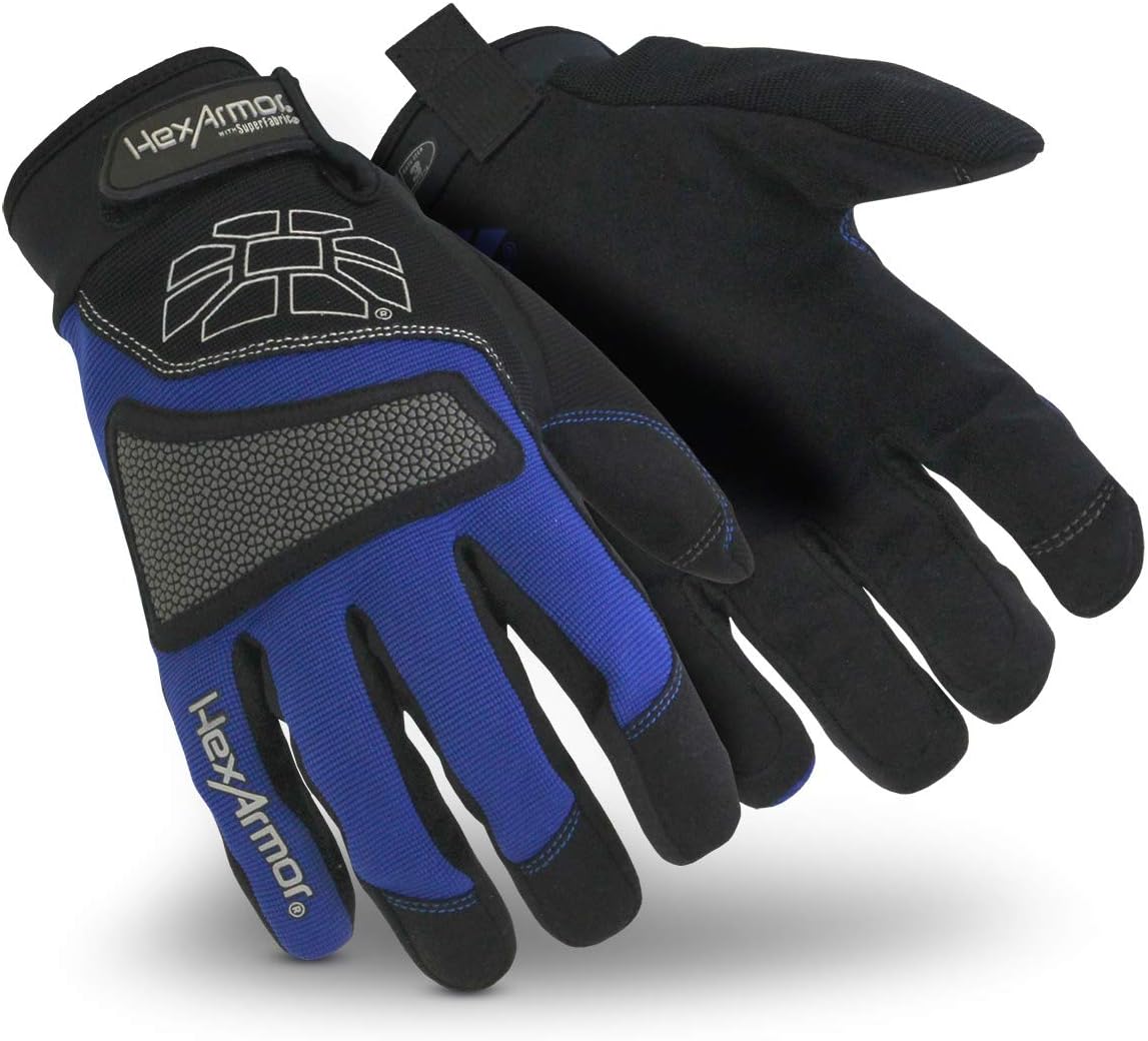 HexArmor Cut-Resistant Knuckle Patch Work Gloves | Chrome Series® 4018 | X-Large