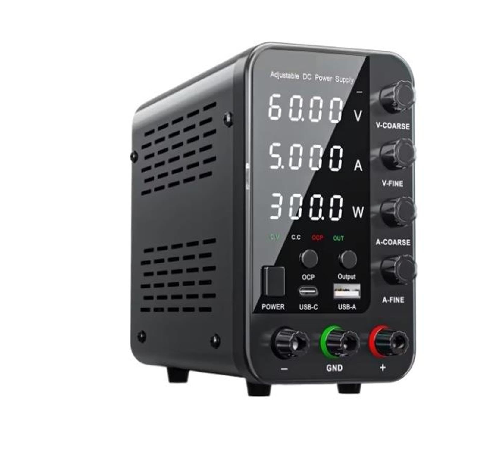 Fuente de alimentación de laboratorio CC 30 V 60 V 120 V