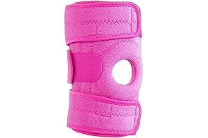 Luwint Youth Kids Pink Neoprene Open Patella Stabilizer Knee Brace with Adjustable...