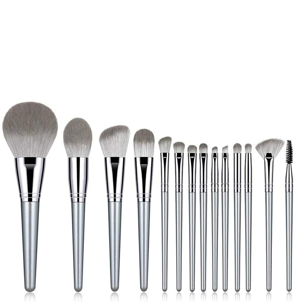 Pennelli per Il Trucco 14 Pennelli per Il Trucco per Principianti Pennello Morbido Cangzhou Set per Il Trucco per Principianti Prodotti Cosmetici per fondotinta, Cipria, correttori, Fard e o