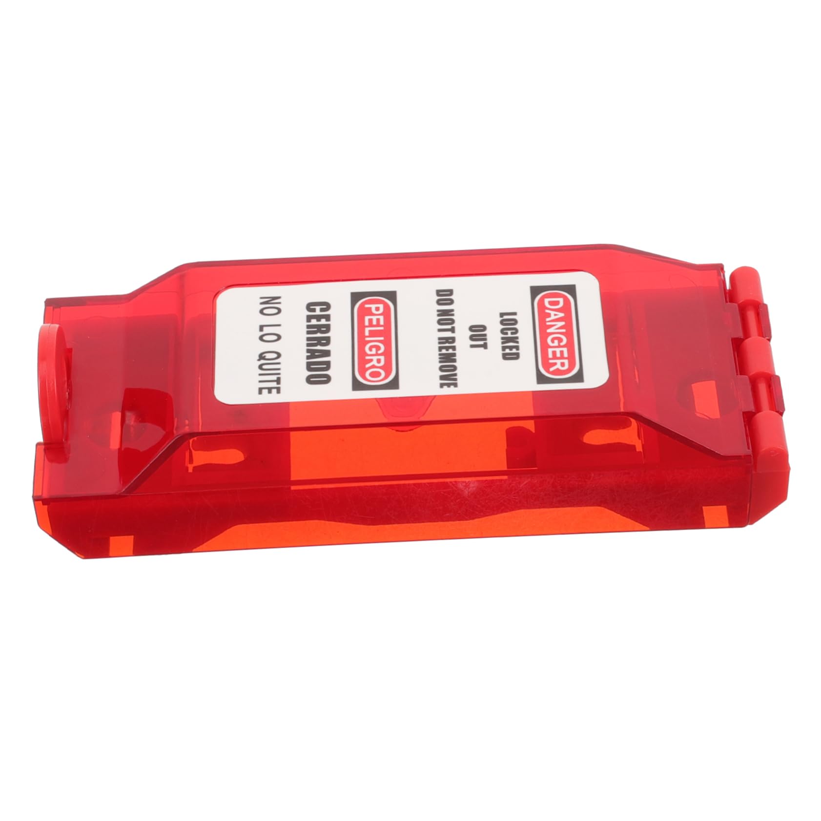 SEWACC Universal Wall Switch Lock Childproof Light Cover Guard Easy Install Toggle Guard for Electrical Safety Sturdy Plastic 120 * 45 * 26mm