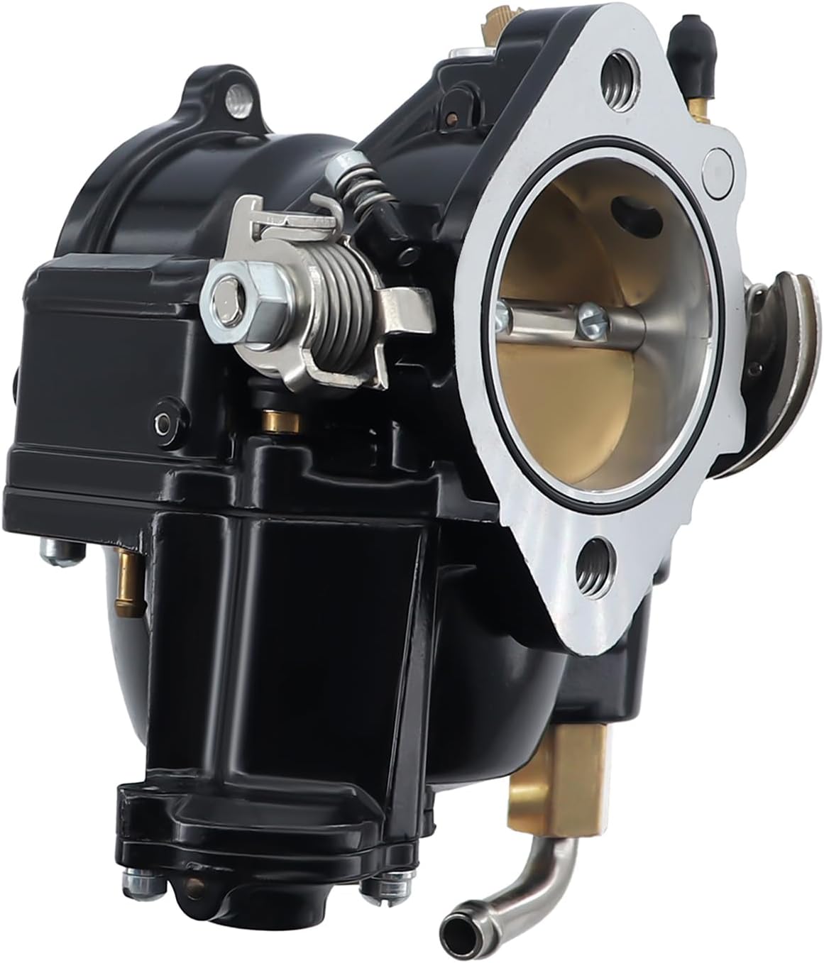 Super E Carburetor 11-0420 for HD Sportster Big Twin Shorty Carb Black (with Jets + Fuel Filter + Spark Plug)