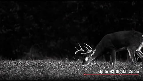 Miniatura 5 de Stealth Cam Monocular Digital de Caza Nocturna de 3x20mm con Lente Objetivo HQ de Alta Resolución, Filtro Infrarrojo 9X, Antideslizante y Resistente