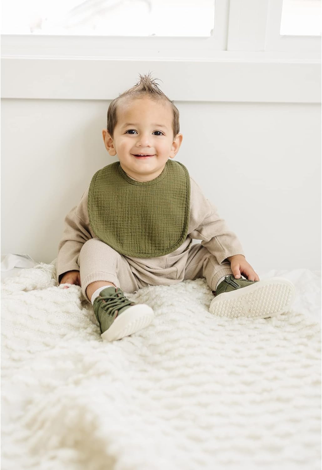 SLOSH Bavaglini Bavaglino Neonato Cotone Baby Pappa Morbidi Panno Per Ruttino Assorbenti Burp Neonati Neonata Lavabile