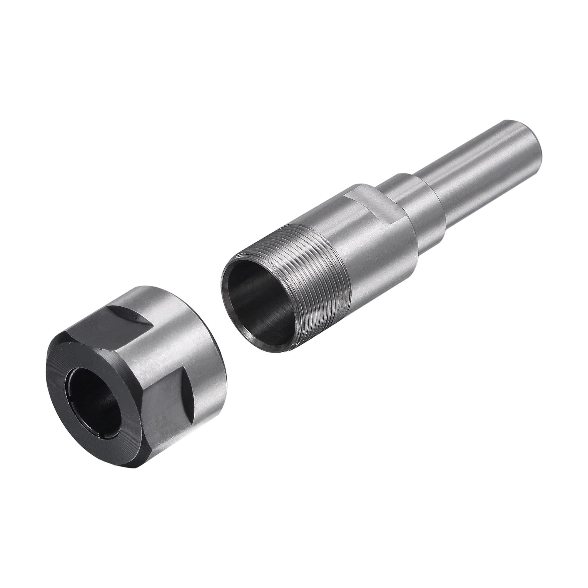 sourcing map Router Collet Extension Tige Convertisseur Adaptateur 12mm à 12mm pour CNC Gravure Machine Travail Bois Fraisage Mèche