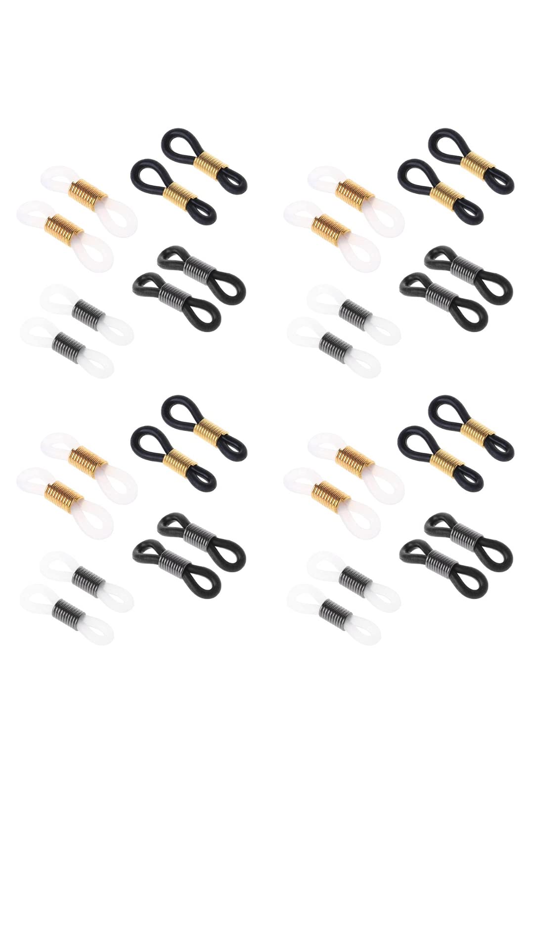 Bhavya Optic 32 Pc Ear Hook Eyeglasses Spectacles Chain Glasses Retainer Ends Rope Sunglasses Cord Holder Strap Loop Connector-image-39