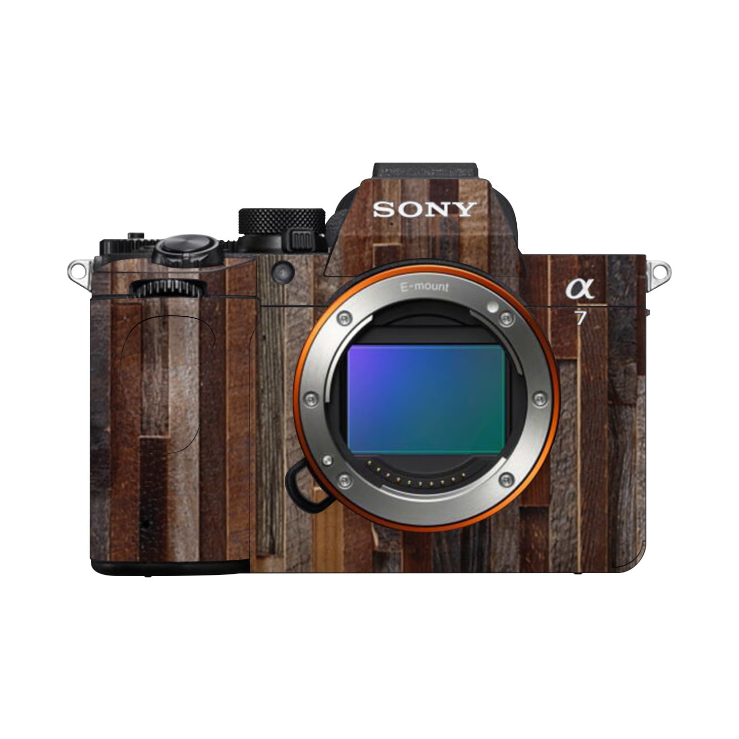 Camera Skin Compatible with Sony Alpha A7 Mark V (2025) - Woody - Premium 3M Vinyl Protective Wrap Decal Cover - Easy to Apply | Crafted in the USA by MightySkins