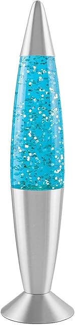 16 Inch Blue Glitter Lava Liquid Lamp Relaxing Mood Novelty Gift