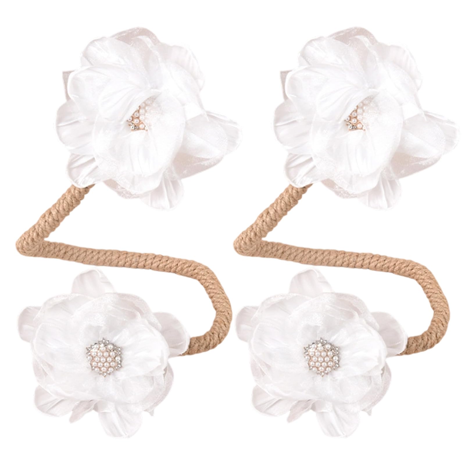 ZEPFJHE Of Elegant Bendable Drapery Ties Setups Sturdy Materials Ideal for Home Use Decorative Belt Cord Possessors